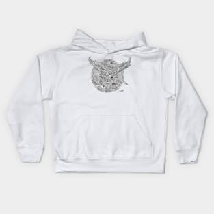 Silver Ravens Kids Hoodie